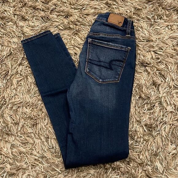 American Eagle Jeans. Size 0 short‎ Hi Rise Jegging - Picture 2 of 5